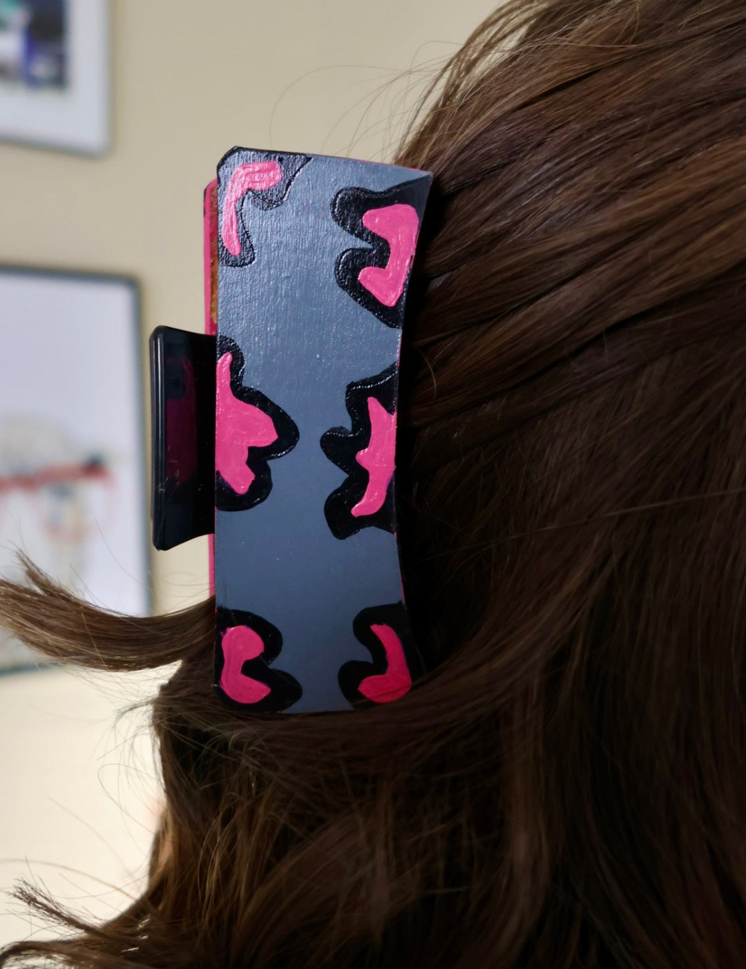 LEATHER HAIR CLIPS