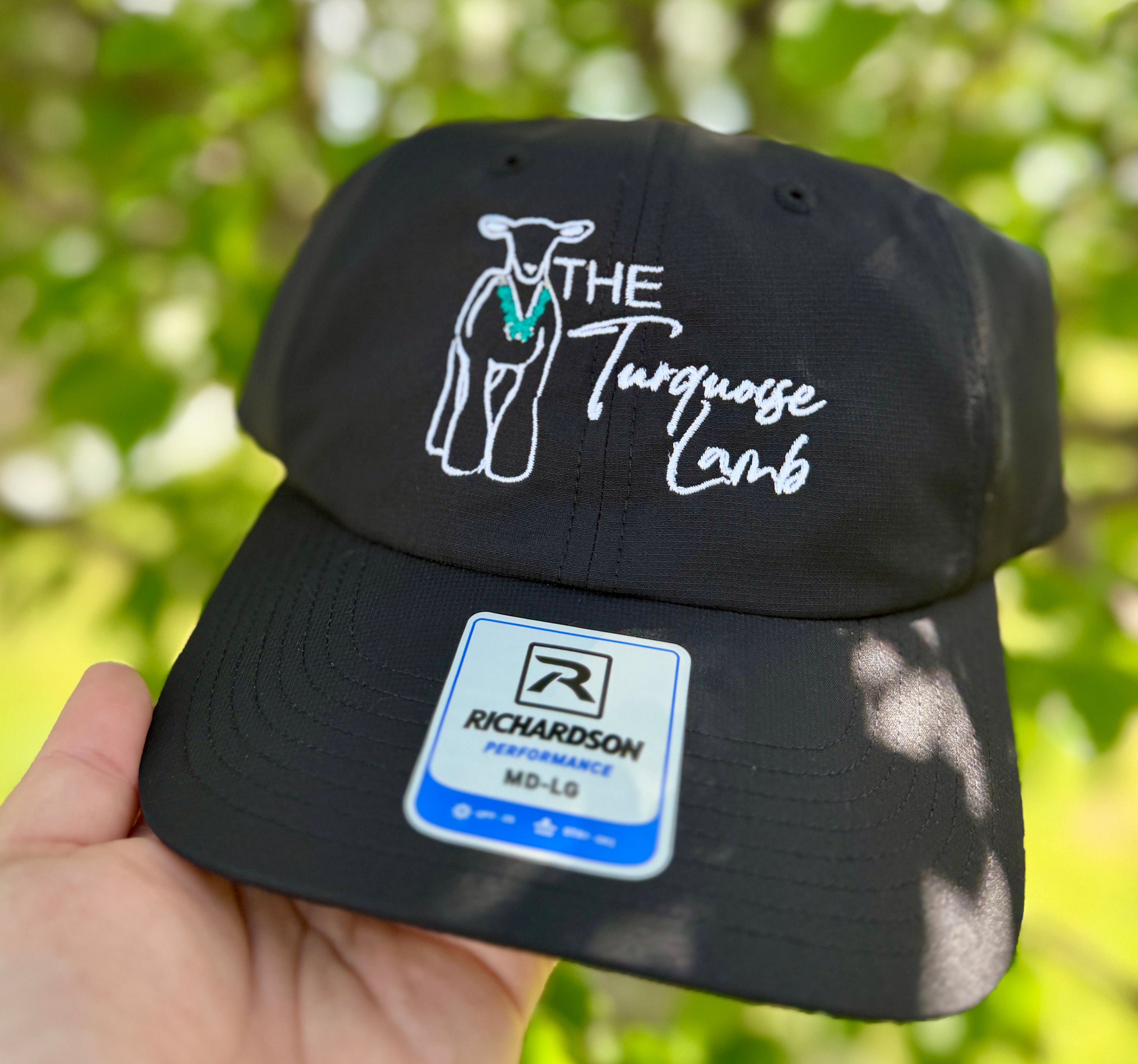 MERCH - BLACK CAP – The Turquoise Lamb