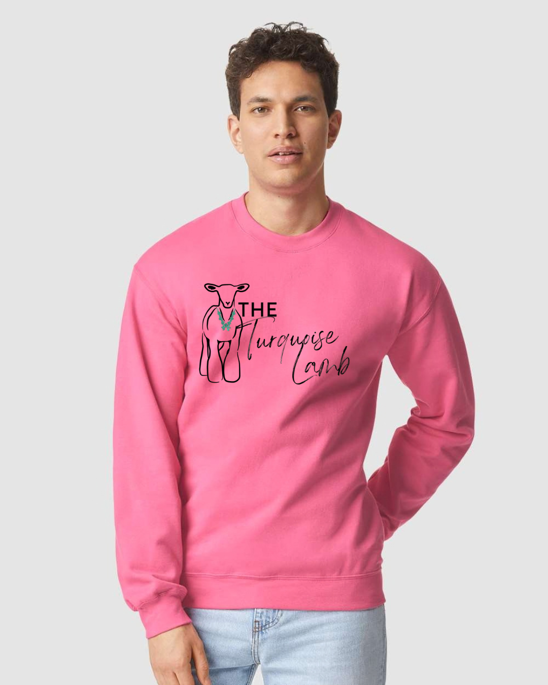 easify-addon-variant:Pink Gildan Sweatshirt